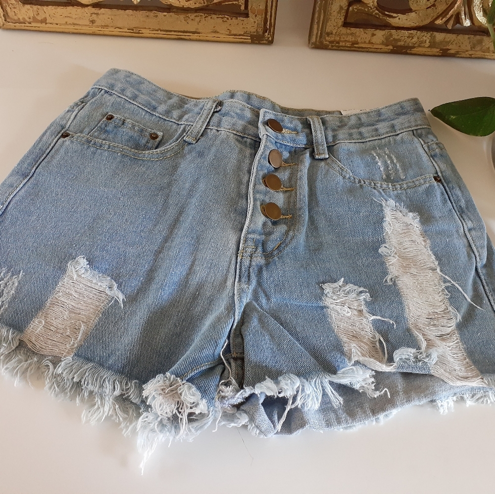 Shorts Demin high Waisted Xs